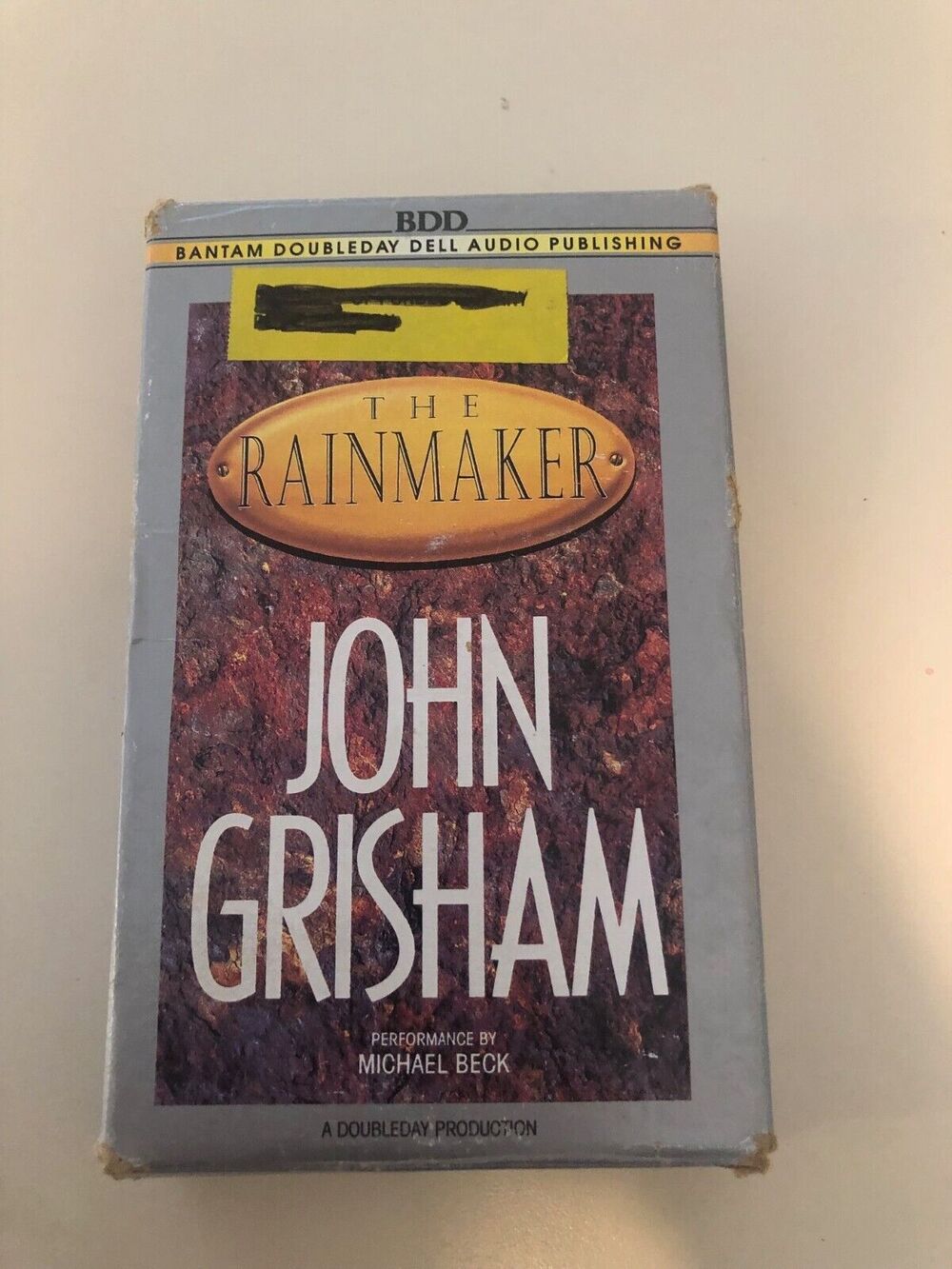The Rainmaker by John Grisham Audio Book on Cassette Abridged BY Michael Beck